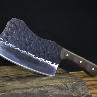 Le Tranche-Os Viking - Couteau de Chef Forgé à la Main