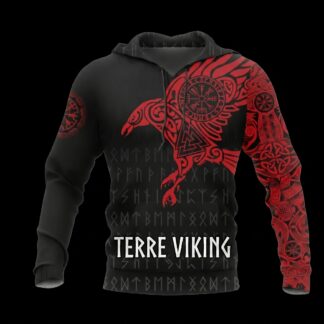 Sweat à Capuche "Hugin & Munin" – Tissu Performance & Confort