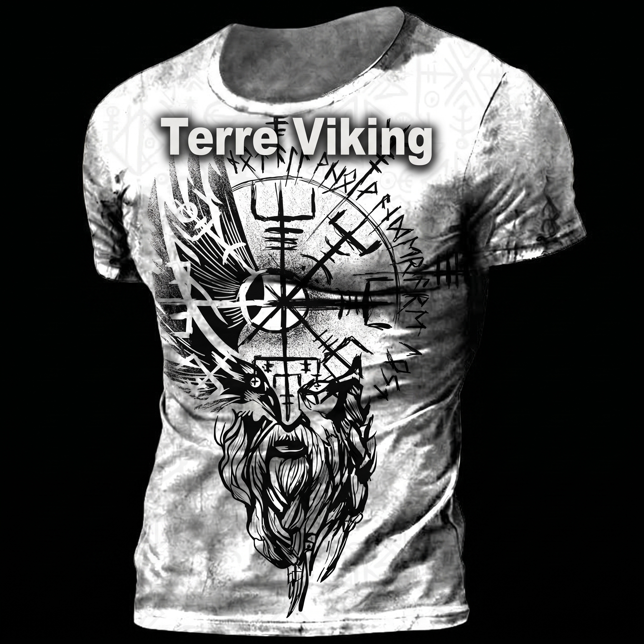 T-shirt Odin corbeau : Le Messager d'Odin