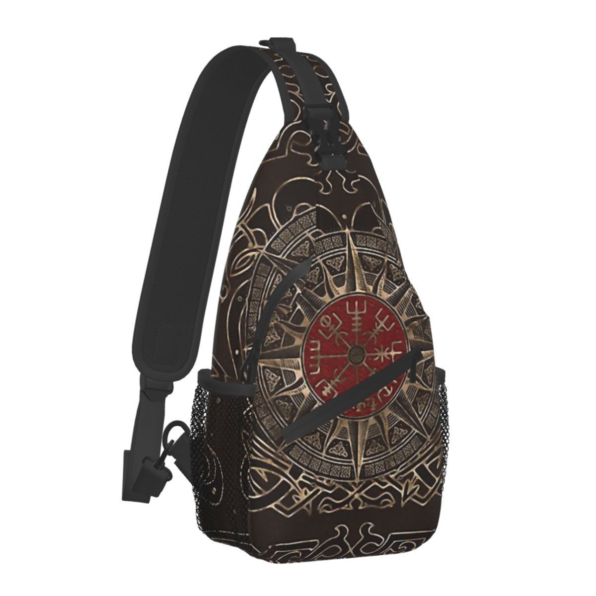 Sac Bandoulière Viking "Yggdrasil" - Arbre de Vie et Runes Nordiques – Image 4