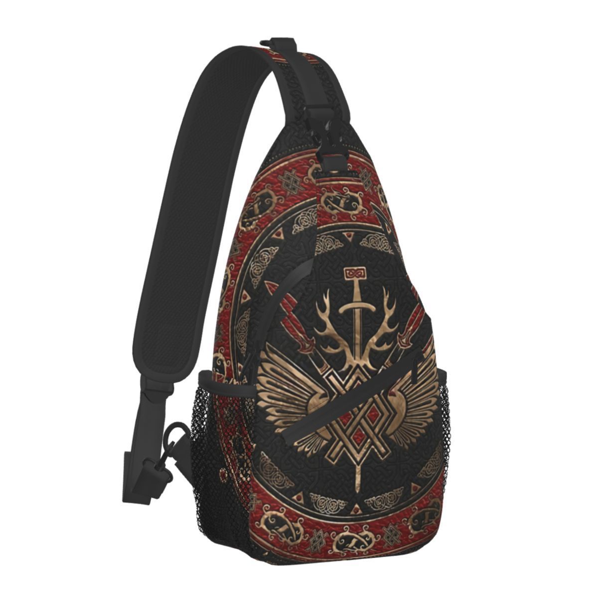 Sac Bandoulière Viking "Yggdrasil" - Arbre de Vie et Runes Nordiques – Image 7