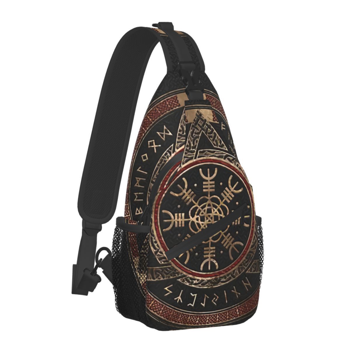 Sac Bandoulière Viking "Yggdrasil" - Arbre de Vie et Runes Nordiques – Image 5