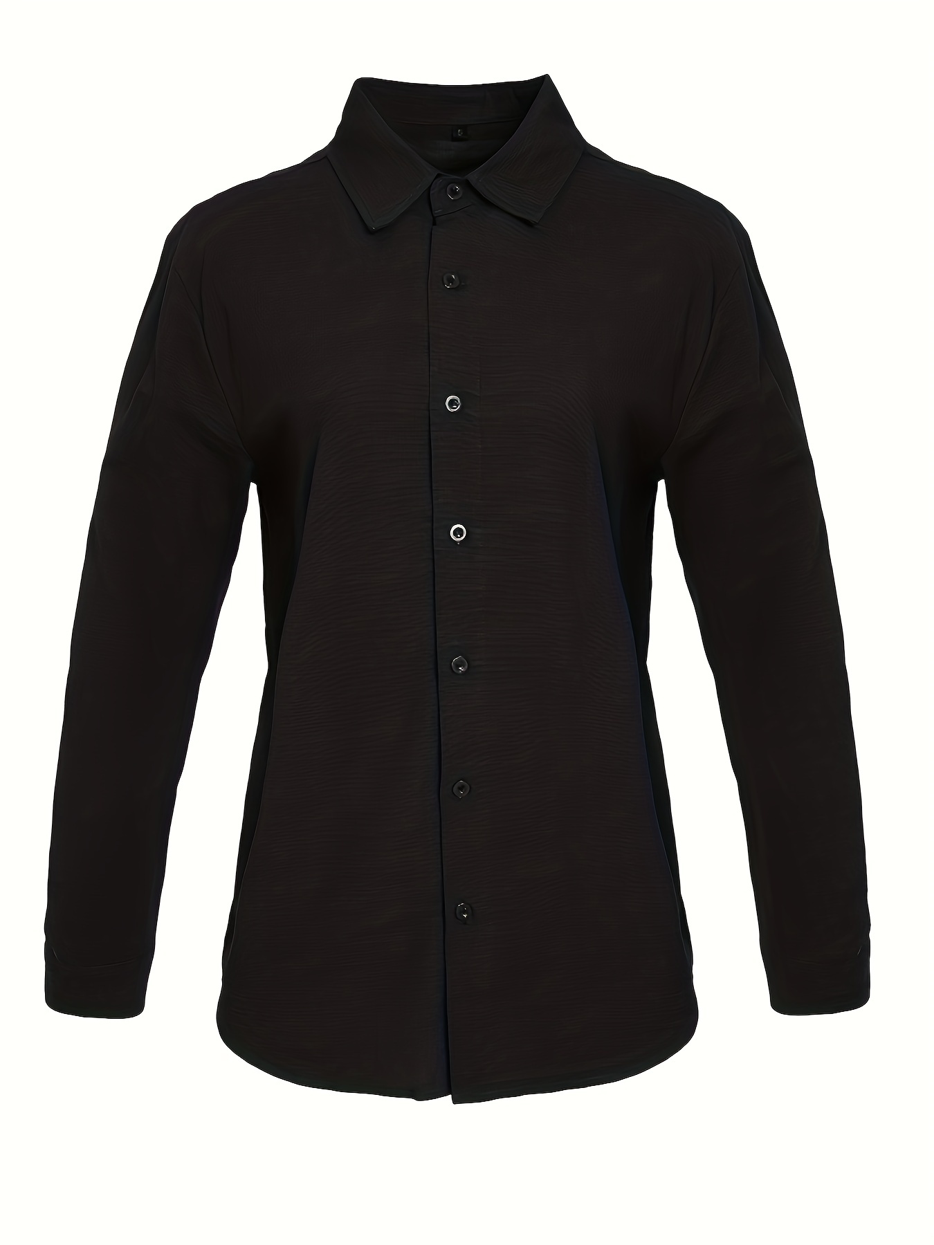 Chemise de Jarl en Lin Noir - Coupe Traditionnelle et Respirante – Image 2
