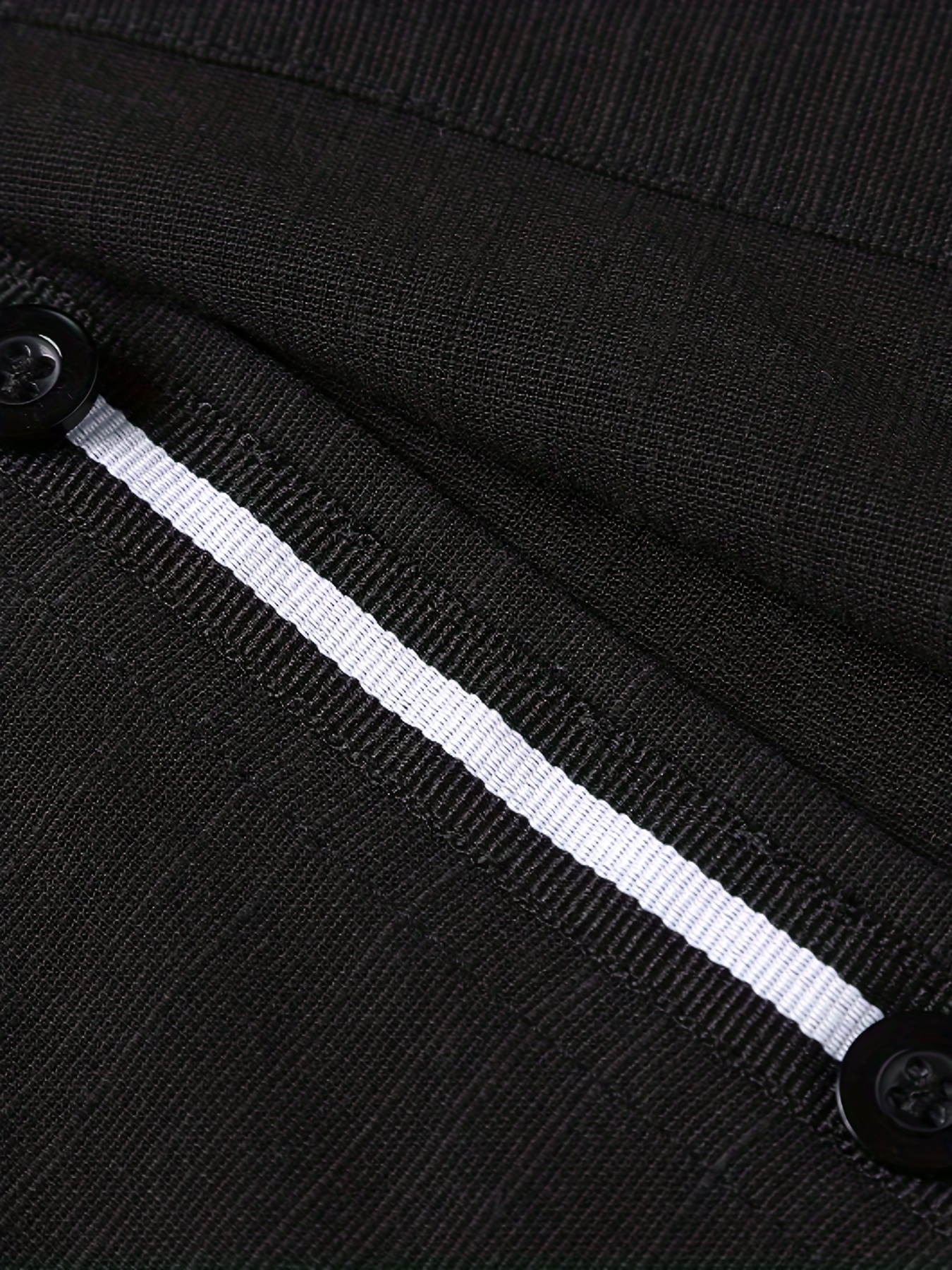 Chemise de Jarl en Lin Noir - Coupe Traditionnelle et Respirante – Image 3